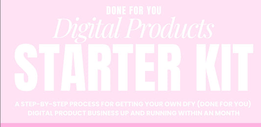 A STEP-BY-STEP PROCESS FOR GETTING YOUR OWN DFY (DONE FOR YOU)
DIGITAL PRODUCT BUSINESS UP AND RUNNING WITHIN AN MONTH