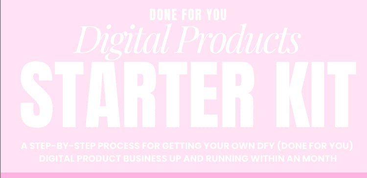 A STEP-BY-STEP PROCESS FOR GETTING YOUR OWN DFY (DONE FOR YOU)
DIGITAL PRODUCT BUSINESS UP AND RUNNING WITHIN AN MONTH