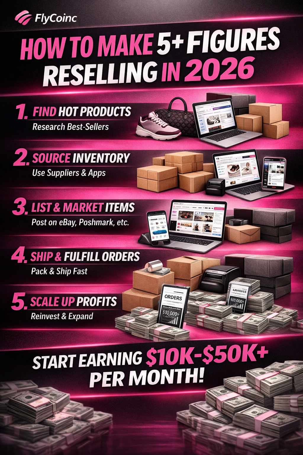 5k+ FIGURES OFF RESELLING GUIDE (3rd step)