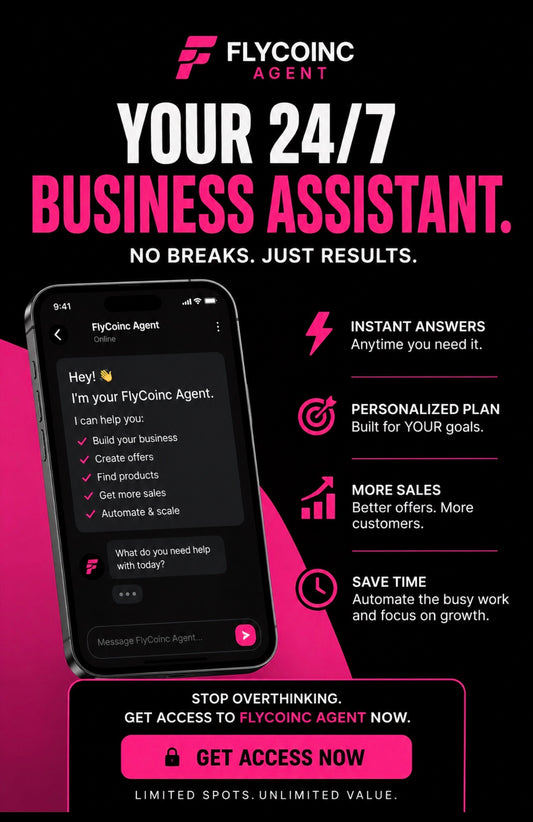 FlyCoinc 24/7 Business Agent (Your Always-On Business Assistant)