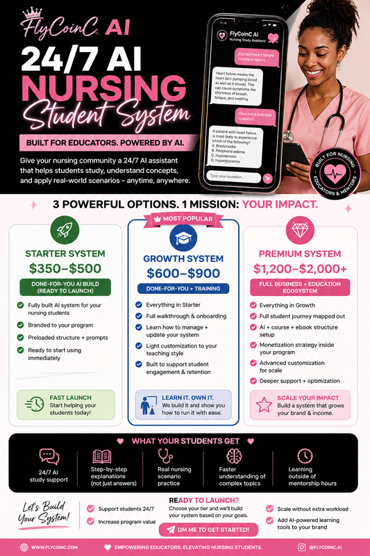 DFY 24/7 NURSING AGENT SYSTEM*$1 consultation to start* TEXT ME AFTER PURCHASE 4147222940